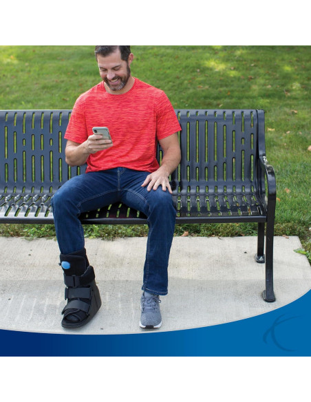 Botín de Fractura Corto Air Cam United Ortho USA14111, Negro