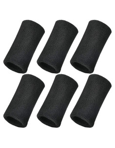 Banda de Sudor para Muñeca WILLBOND Negra 15x8 cm Absorbente