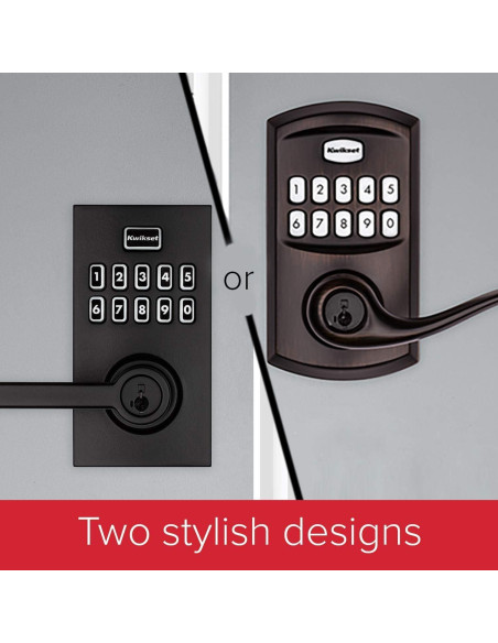 Cerradura Electrónica Kwikset SmartCode 917 Sin Llave Negra