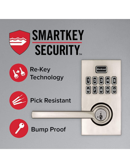 Cerradura Electrónica Kwikset SmartCode 917 Sin Llave Negra