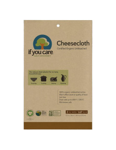 Tela de Queso Natural 100% Algodón Sin Blanquear 2 m