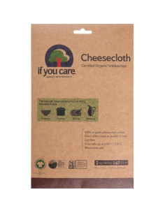 Tela de Queso Natural 100% Algodón Sin Blanquear 2 m 2