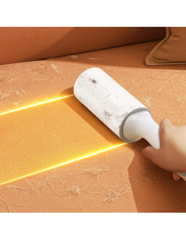 Rodillo Adhesivo Beitophome 100 Hojas Extra Pegajoso para Pelo de Mascota