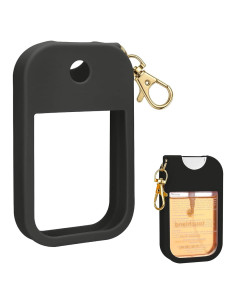 Estuche de Silicona AIERSA para Spray Desinfectante Touchland Negro