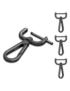 4 Ganchos de Metal Desmontables CooBigo para Bolsos 25.7mm