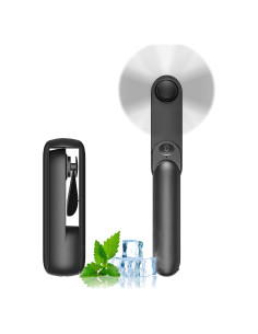 Ventilador Portátil de Mano Lerat A25 Recargable USB Negro