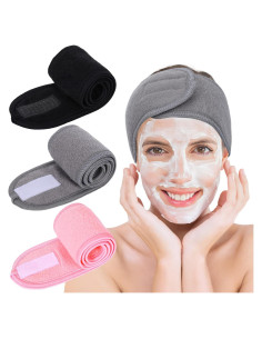 Cintas para la cabeza Whaline 3 piezas toalla suave ajustable