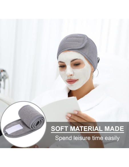 Cintas para la cabeza Whaline 3 piezas toalla suave ajustable