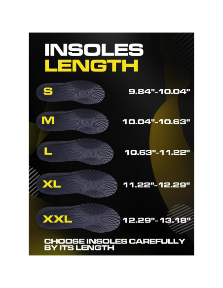 2 Paquetes de Plantillas Ortopédicas CRUVHEAL para Trabajo - Soporte Arco Medio Antifatiga - Tamaño S