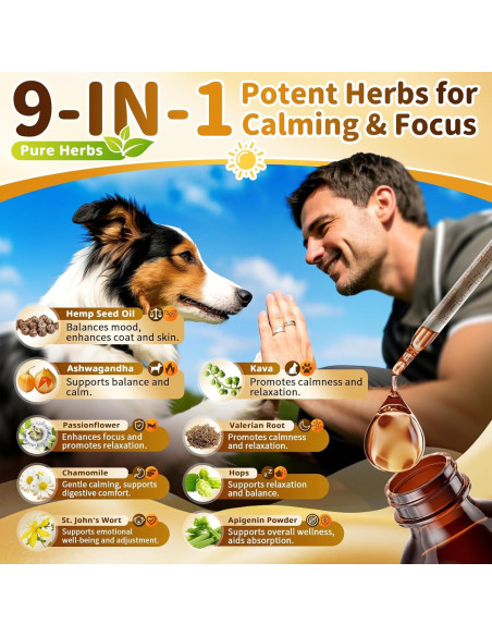 Gotas Calmantes para Perros POPPAW 30ml Sabor Tocino