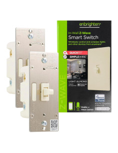 Interruptor Inteligente Z-Wave Plus Enbrighten Almendra 2 Unidades