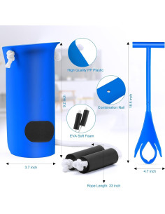 Kit de Ayuda para Calcetines Jellas - Dispositivo Azul 10.16 cm 2