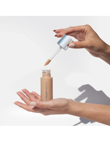 Base Tratante Vegana Fitglow Beauty F1 - 30ml, Cobertura Media a Completa