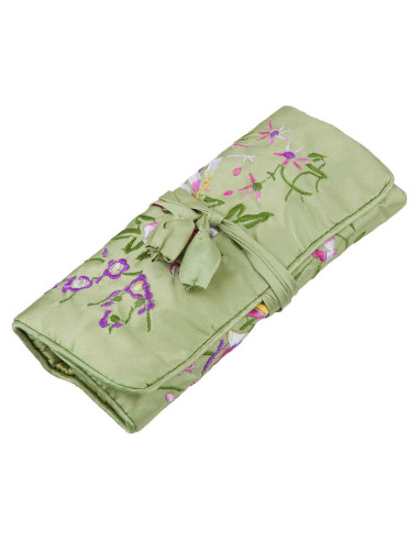 Bolsa de Joyería de Viaje Bordada TUMBEELLUWA 20x9cm