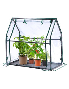 Mini Invernadero Ohuhu Portátil 91.44x45.72x83.82cm con Cubierta PVC