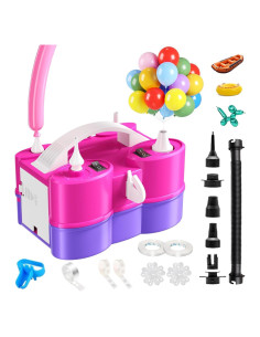 Bomba de aire eléctrica Biapian 3 en 1 para globos y inflables