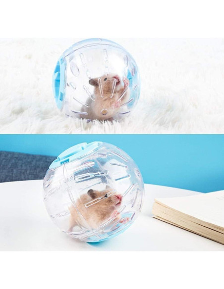 Bola de Cristal para Hámster Dwarf WNZQK - 12.5cm - Azul