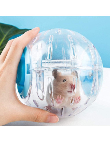 Bola de Cristal para Hámster Dwarf WNZQK - 12.5cm - Azul