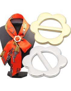 Anillo de Bufanda YANQINQINI para Mujeres 3.9 cm Accesorio 2