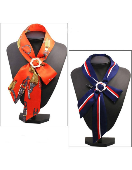 Anillo de Bufanda YANQINQINI para Mujeres 3.9 cm Accesorio