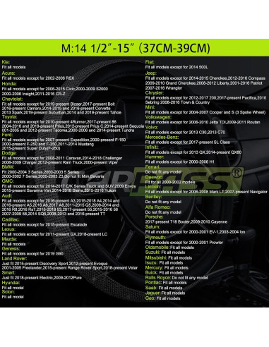 Cubierta de Volante de Cuero CAR PASS Negro y Rojo 37-38 cm