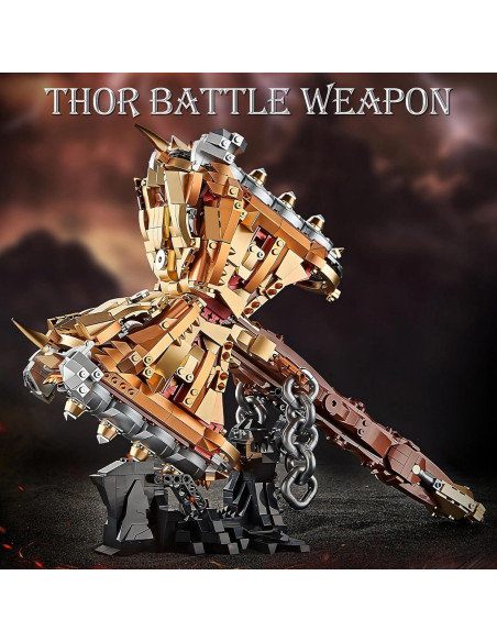 Juego de Bloques de Construcción Martillo Thor Finger Rock 1388 PCS