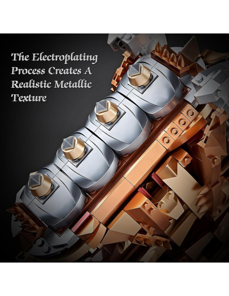 Juego de Bloques de Construcción Martillo Thor Finger Rock 1388 PCS