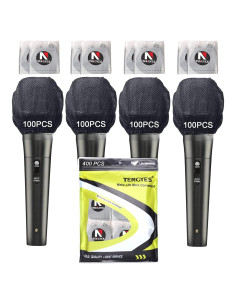 400 Fundas Desechables para Micrófono TENGYES - Tela No Tejida