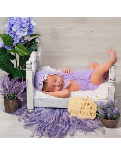 Tarjetas de Hito Mensual para Bebés Heart's Sign - 24 Diseños 2