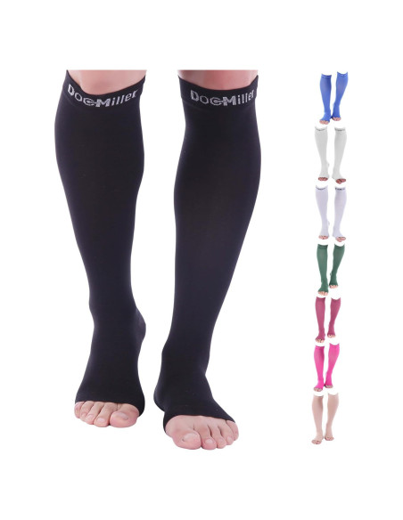 Calcetines de Compresión Abiertos Doc Miller 15-20 mmHg Unisex