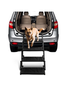 Escalera Plegable para Perros Heeyoo - Soporta 90 Kg, Antideslizante