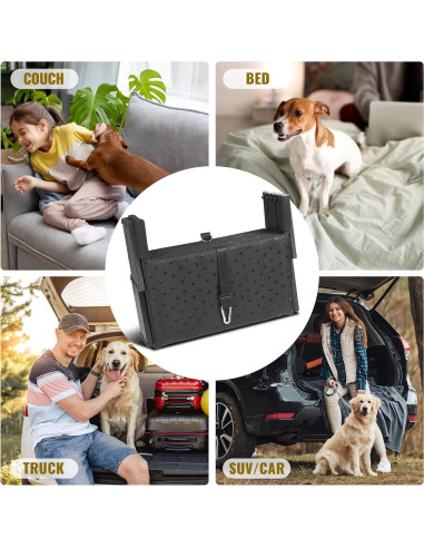 Escalera Plegable para Perros Heeyoo - Soporta 90 Kg, Antideslizante