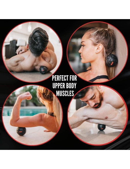 Bola de Masaje 4KOR Fireball 8.13 cm para Terapia Muscular