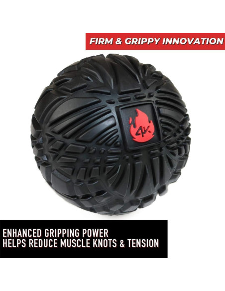 Bola de Masaje 4KOR Fireball 8.13 cm para Terapia Muscular