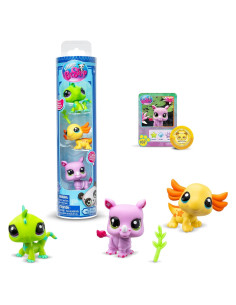 Tubo Trio Mascotas Littlest Pet Shop Vibras Salvajes - 3 Figuras