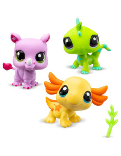Tubo Trio Mascotas Littlest Pet Shop Vibras Salvajes - 3 Figuras 2