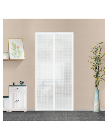 Cortina Aislante Magnética SANJIANKER 86.36x203.2 cm Blanca