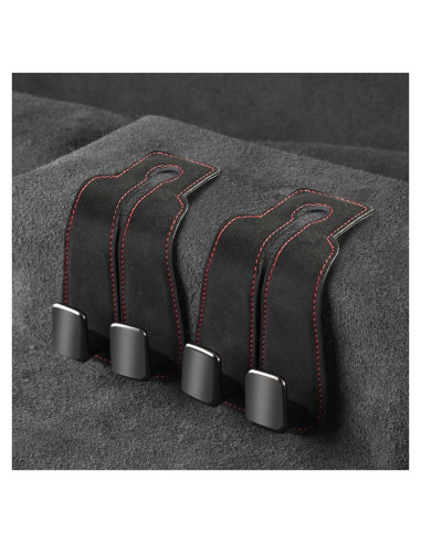 Ganchos para Reposacabezas de Coche SUNCARACCL - 2 Piezas, Negro