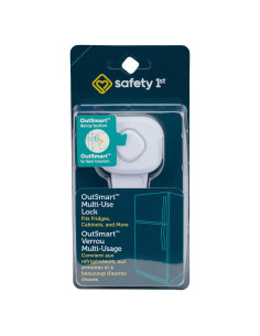 Cerradura Multiuso Safety 1st OutSmart Blanca para Gabinetes