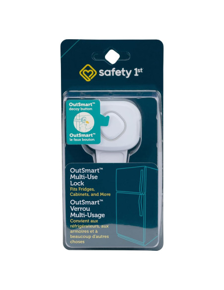 Cerradura Multiuso Safety 1st OutSmart Blanca para Gabinetes