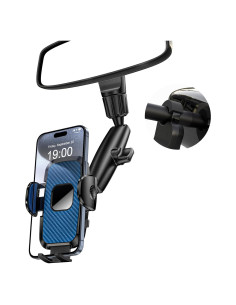 Soporte para Teléfono en Espejo Retrovisor JDHDL Azul 360