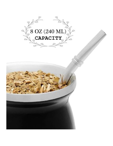 Taza de Yerba Mate Acero Inoxidable LA FEE 0.24L Marrón