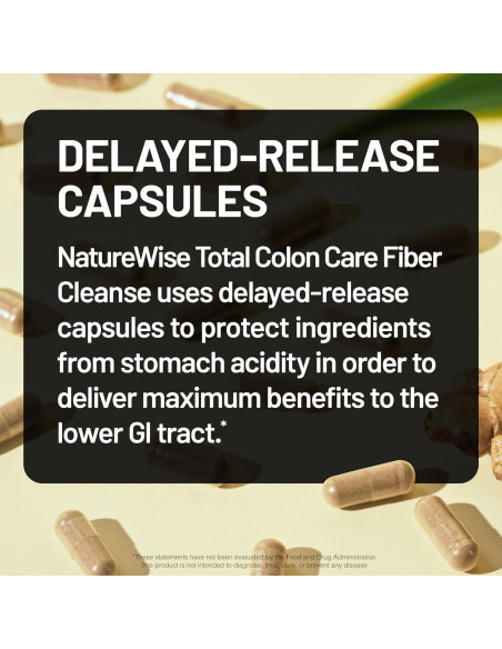 NatureWise Cuidado Total del Colon 60 Cápsulas - Laxante Natural