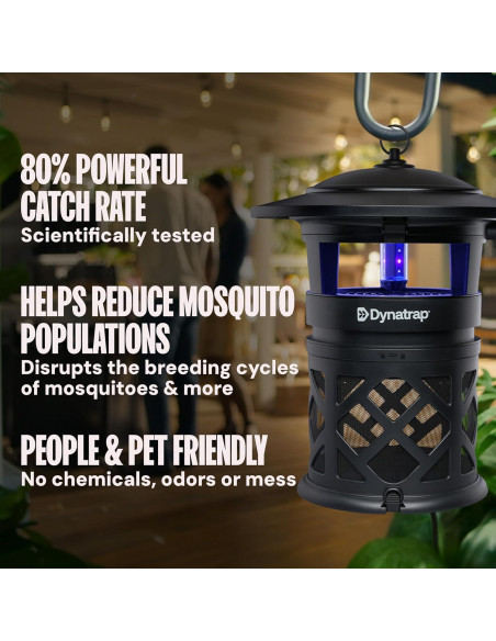 Trampa DynaTrap DT2030SR para Mosquitos y Moscas - 0.4 Hectáreas