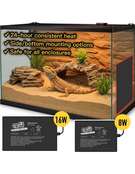 Almohadilla Térmica 8W ReptiKing para Reptiles y Terrarios