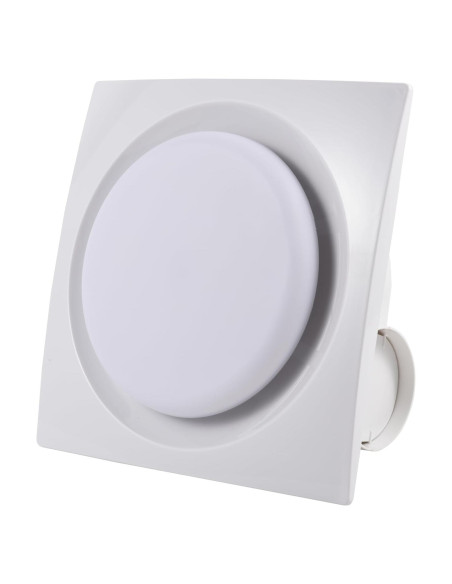Ventilador Extractor de Baño MEOZRI 20.32cm Luz LED 42W