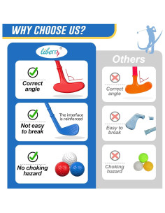 Conjunto de Golf para Niños Liberry con Alfombra de Putting 2