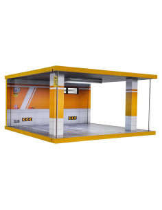 Vitrina de Acrílico para Automóviles 1/24 con Iluminación LED