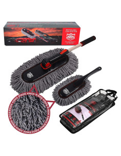 Juego de Limpiador de Autos RIDE KINGS con Mango Extensible