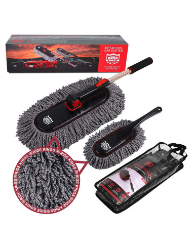 Juego de Limpiador de Autos RIDE KINGS con Mango Extensible
